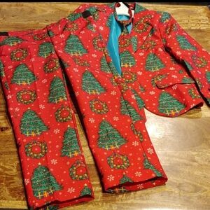 Suitemaster Christmas 3 Piece Suit Size 4-6